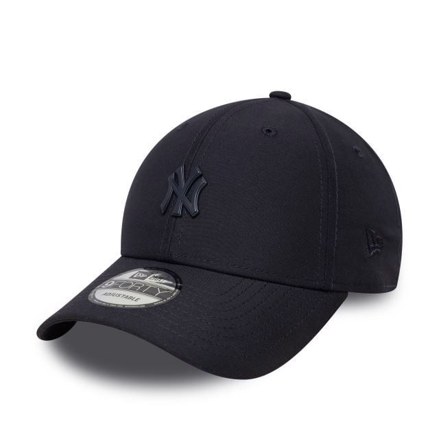 Boné New Era 9Forty NYYA masculino na cor marinho confeccionado em poliéster com logo dos New York Yankees bordado na frente